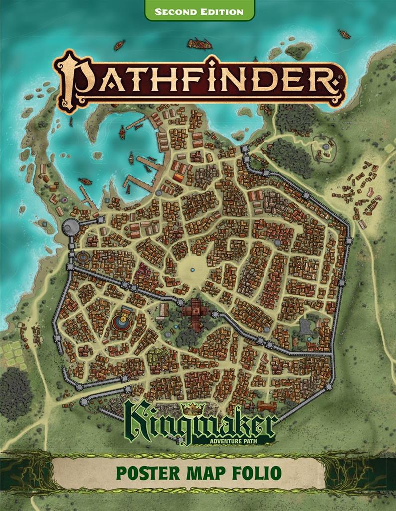 Pathfinder Kingmaker Poster Map Folio Paizo Publishing