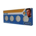 Set av 4 Starfleet Division Medallions i .999 Silver Platering Fanattik