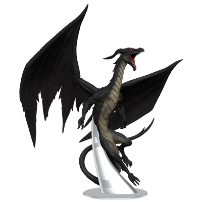 Pathfinder Battles: Impossible Lands - Adult Umbral Dragon Boxed Figure WizKids/NECA