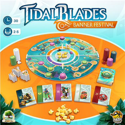 Tidal Blades: Banner Festival - Spelet för Strategiska Handlare Lucky Duck Games