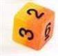 12d6 - Phoenix Dice med Eldorange & Fenixsvansgul Gate Keeper Games