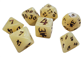 Munchkin Polyhedral Dice Set (7) Tan/Brown Steve Jackson Games