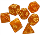 Kitten Polyhedral Dice Set (7) - Orange Steve Jackson Games