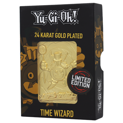 Yu-Gi-Oh! Limited Edition 24K Gold Plated Time Wizard Fanattik