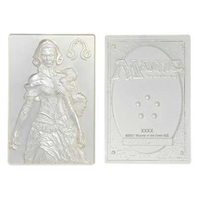 Magic the Gathering Limited Edition .999 Silver Plated Liliana Collectible Fanattik