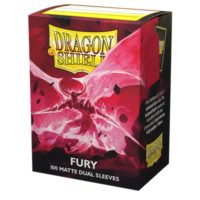 Dragon Shield Dual Matte Sleeves - Fury 'Alaric, Crimson King' (100 Sleeves) Arcane Tinmen