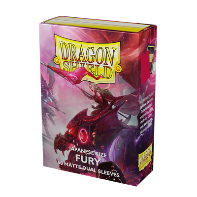 Dragon Shield Japansk Storlek Dual Matte Ärmar - Fury 'Alaria' (60 Ärmar) Arcane Tinmen