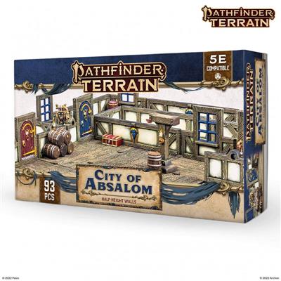 Pathfinder Terrain: Absalom Halvhöjdsväggar Archon Studio