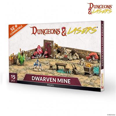 Dungeons & Lasers - Dwarven Mine Props Archon Studio