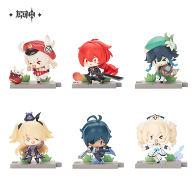 Genshin Impact - Mondstadt Edition - Battle Scene Series - Blind Box Collectible Figur Sakami Merchandise