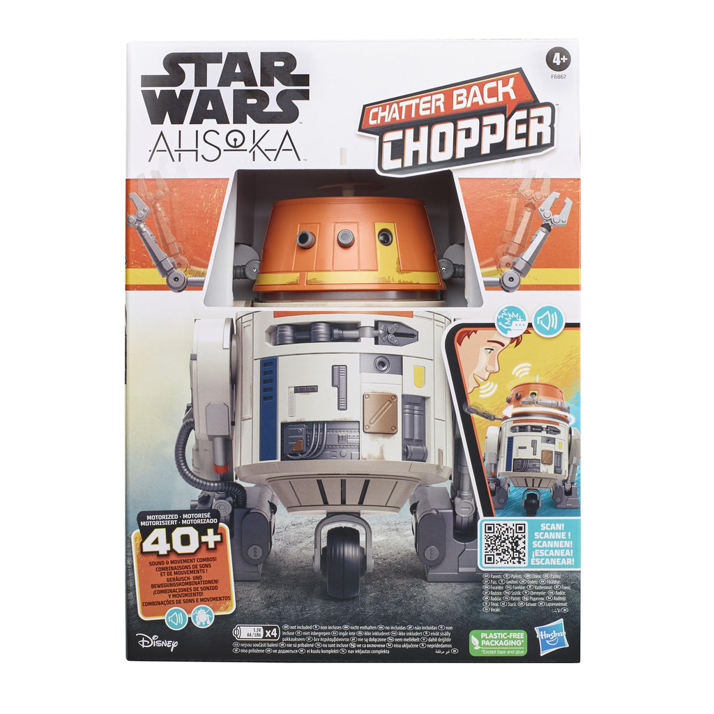 Star Wars Chatter Back Chopper Animatronic Hasbro