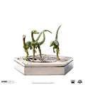 Jurassic World Icons - Compsognatus Staty Iron Studios & MiniCo