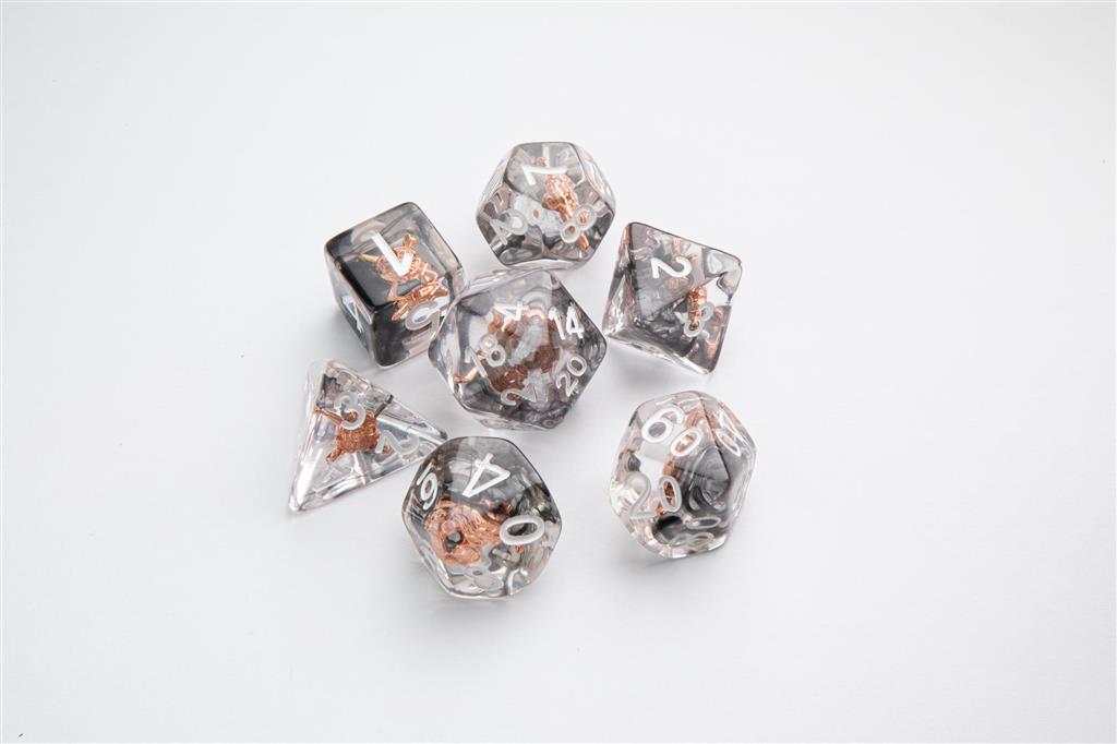 Gamegenic Embraced Series Shield & Weapons RPG Dice Set (7pcs) Gamegenic