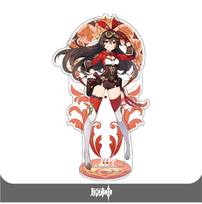 Genshin Impact - Mondstadt Tema Serie Karaktär Acryl Figur: Amber - 14cm Sakami Merchandise