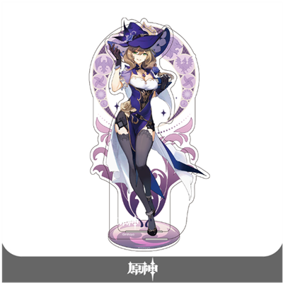 Genshin Impact - Mondstadt Tema Karaktär Akrylfigur: Lisa - 14 cm Sakami Merchandise