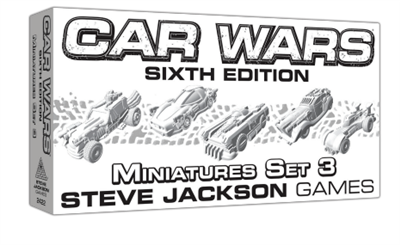 Car Wars 6:e Edition Miniatures Set 3 - EN Steve Jackson Games