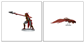 D&D Icons of the Realms: Dragonlance - Red Ruin & Red Dragonnel (Set 25) WizKids/NECA