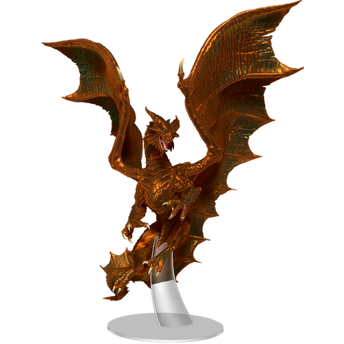 D&D Icons of the Realms: Adult Copper Dragon Miniature WizKids/NECA