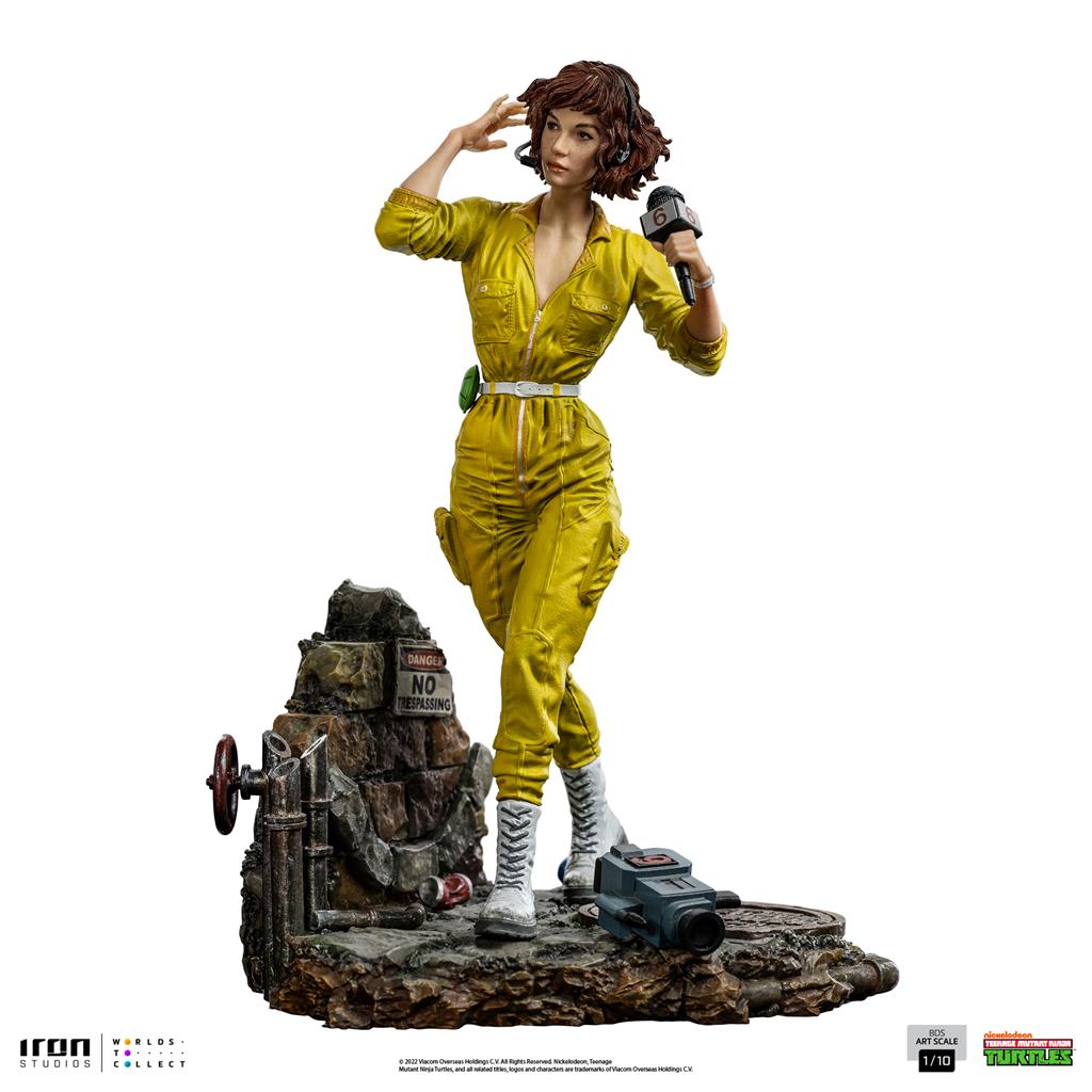 Teenage Mutant Ninja Turtles - April O'Neal - BDS Art Scale 1/10 Statue Iron Studios & MiniCo