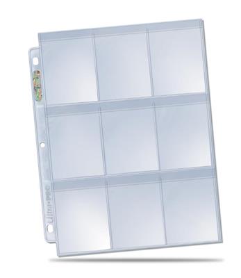 UP - Secure Platinum - 9-Pocket Pages (3 Hole) - 100 Pages Ultra Pro