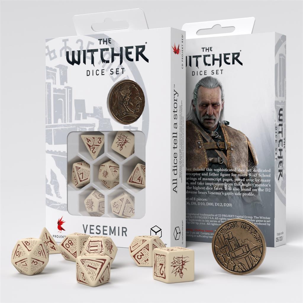 The Witcher Dice Set - Vesemir Q-Workshop