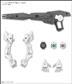 30MM 1/144 Alternativa Delar Set 11 (Stora Kanon / Arm Enhet) Bandai