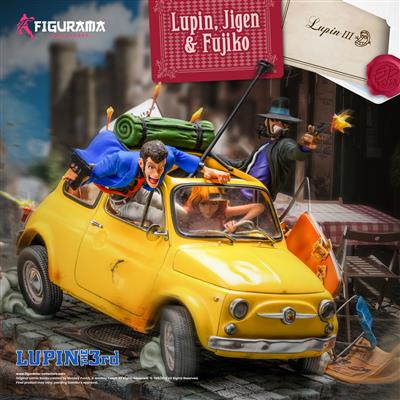 Lupin The 3rd - Lupin, Jigen, & Fujiko Elite Diorama Statue 1/8 scale