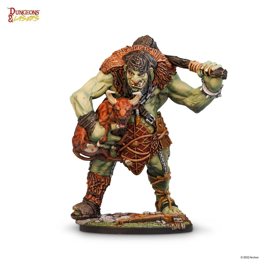 Yahazzal The Hungry Troll - Dungeons & Lasers Miniature Set Archon Studio