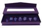 UP - Phandelver Kampanj 7RPG Heavy Metal Tärningar "Royal Purple och Sky Blue" Ultra Pro