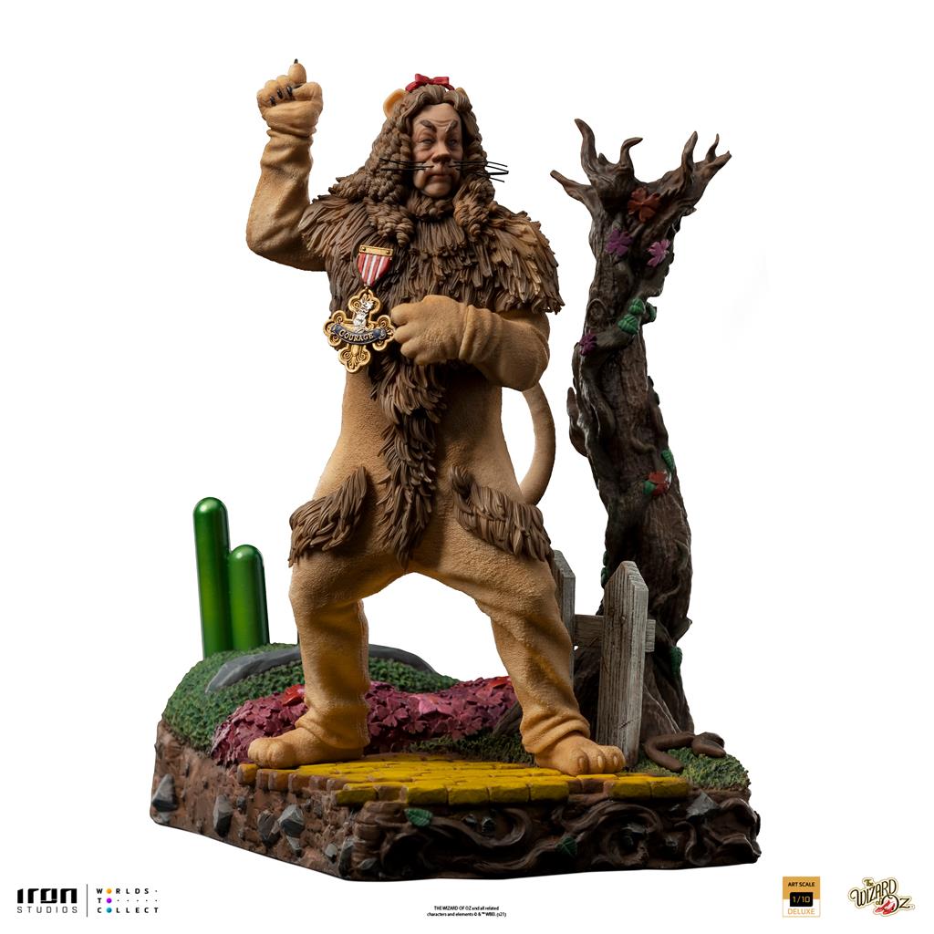 Cowardly Lion Deluxe - Wizard of Oz - Art Scale 1/10 Statue Iron Studios & MiniCo