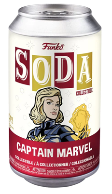Funko POP Vinyl SODA: Marvel - Captain Marvel med Chase Figur Funko
