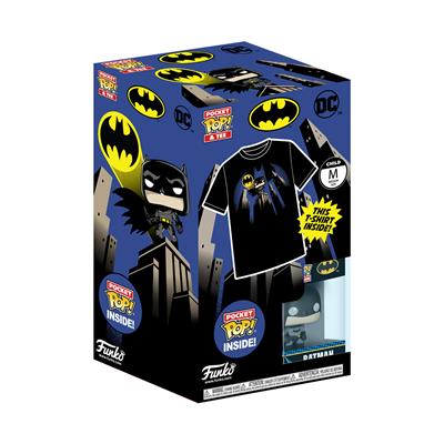Funko Pocket Pop & Tee: DC - Batman (Storlek M) Funko