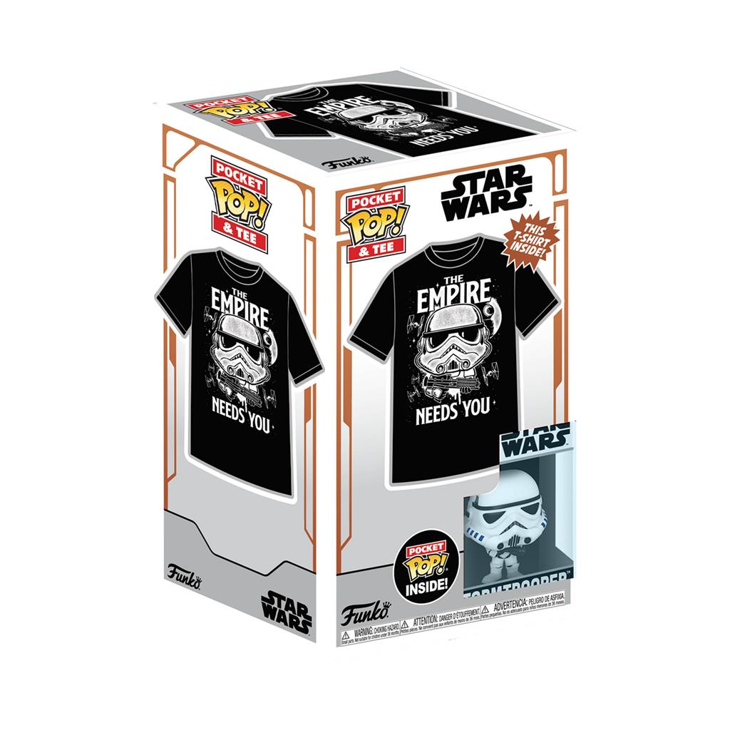 Funko Pocket Pop & Tee: SW - Stormtrooper - Storlek M Funko
