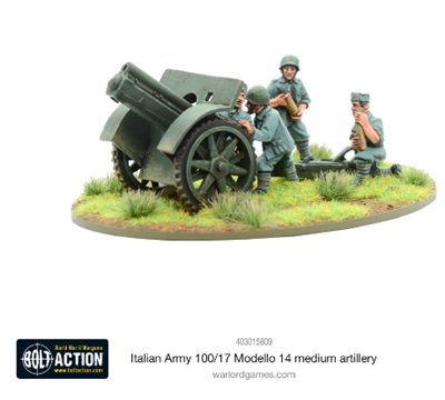 Bolt Action - Italiensk Armé 100/17 Modello 14 Mellanartilleri Warlord Games