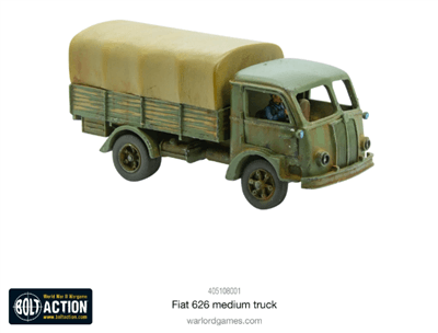 Bolt Action - FIAT 626 Medium Truck - EN