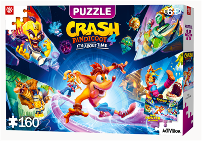 Crash Bandicoot 4: It's About Time Pussel för Barn - 160 Bitar Good Loot
