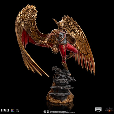 Black Adam - Hawkman Statue Art Scale 1/10 Iron Studios & MiniCo