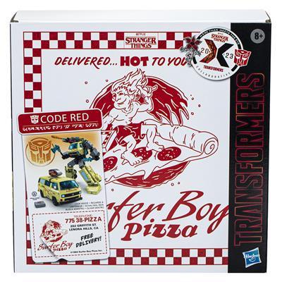 Transformers x Stranger Things Code Red Pizzabil Hasbro