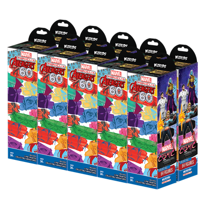Marvel HeroClix: Avengers 60-årsjubileum Booster Brick WizKids/NECA