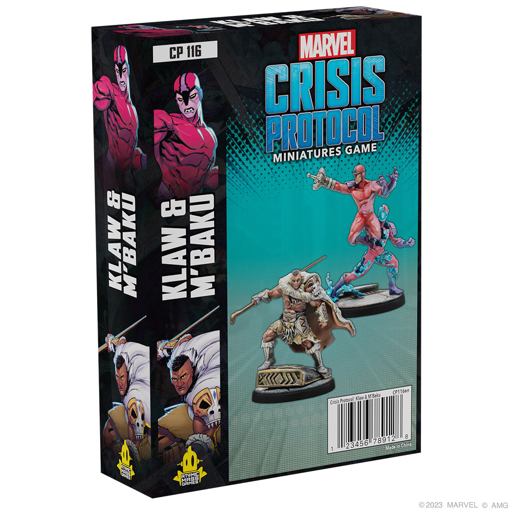 Marvel Crisis Protocol: Klaw och M’Baku - EN Atomic Mass Games