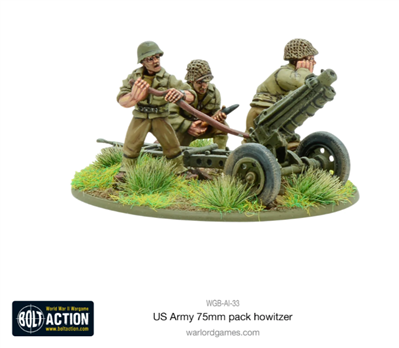 Bolt Action - US Army 75mm pack howitzer Warlord Games