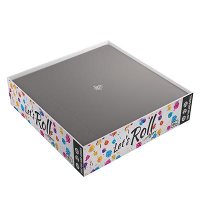 Gamegenic Magnetisk Tärningsbricka Fyrkantig Svart/Grey Gamegenic