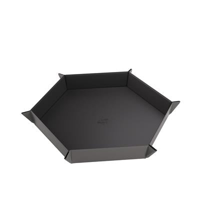 Gamegenic Magnetisk Tärningsbricka Hexagonal Svart/Grå Gamegenic