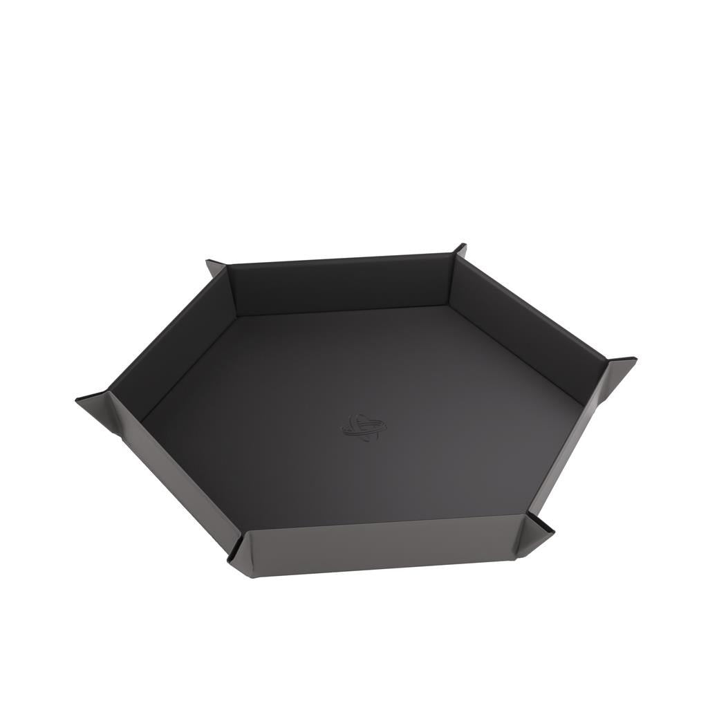 Gamegenic Magnetisk Tärningsbricka Hexagonal Svart/Grå Gamegenic