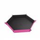 Gamegenic - Magnetisk Tärningsbricka Hexagonal Svart/Rosa Gamegenic