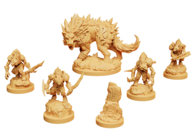 Godtear: Fenra, Wolf of The End Times & Chainless Curs - EN Steamforged Games