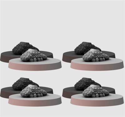 Dark Souls RPG: Cursed Terrain - Figurset med Crystal Lizards Steamforged Games