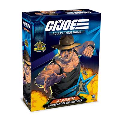 G.I. JOE RPG Sgt Slaughter Limited Edition Tillbehörsset Renegade Game Studios