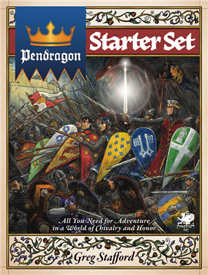 Pendragon Starter Set - Rollespel i kung Arthurs Storbritannien Chaosium