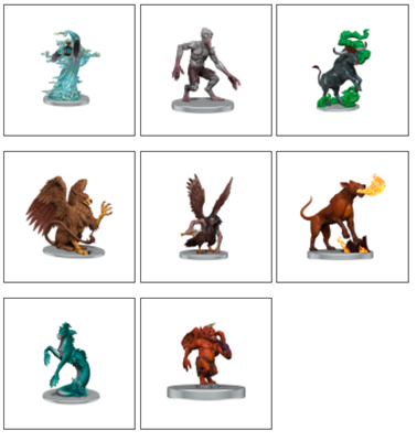 D&D Classic Collection: Monsters G-J - Samling av Ikoniska Monster WizKids/NECA